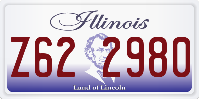 IL license plate Z622980