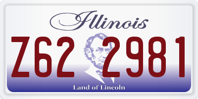 IL license plate Z622981