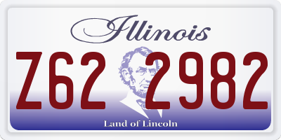 IL license plate Z622982