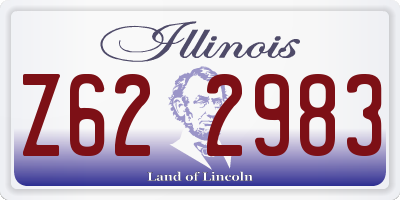 IL license plate Z622983