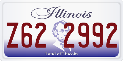 IL license plate Z622992