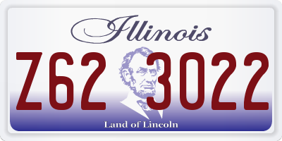 IL license plate Z623022