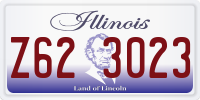 IL license plate Z623023