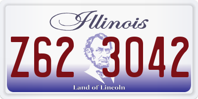 IL license plate Z623042