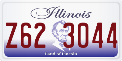 IL license plate Z623044