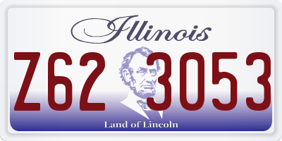 IL license plate Z623053