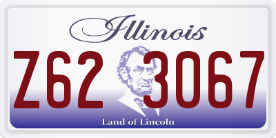 IL license plate Z623067