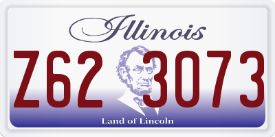 IL license plate Z623073