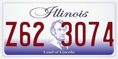IL license plate Z623074