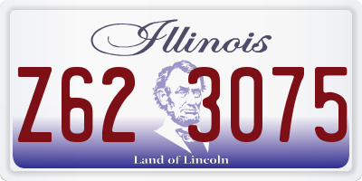 IL license plate Z623075