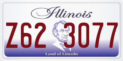 IL license plate Z623077