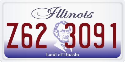 IL license plate Z623091