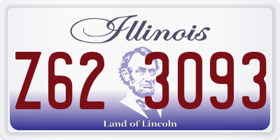 IL license plate Z623093