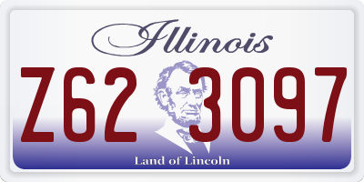 IL license plate Z623097