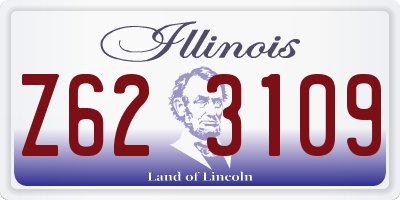 IL license plate Z623109