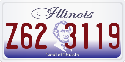 IL license plate Z623119
