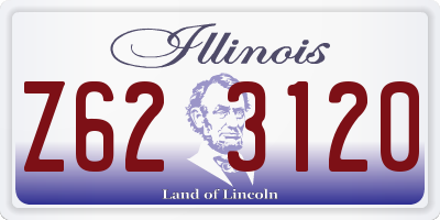 IL license plate Z623120