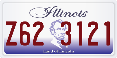 IL license plate Z623121