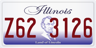IL license plate Z623126