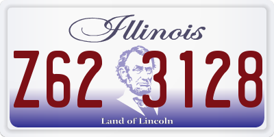 IL license plate Z623128
