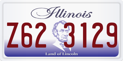 IL license plate Z623129