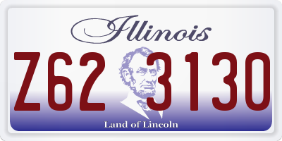 IL license plate Z623130