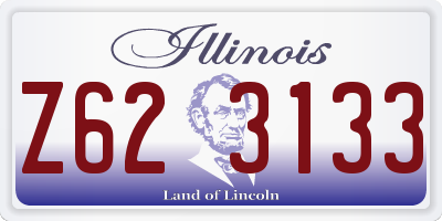 IL license plate Z623133
