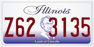 IL license plate Z623135