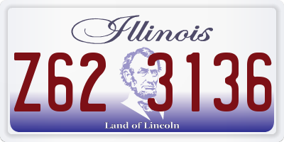 IL license plate Z623136