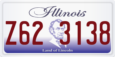 IL license plate Z623138