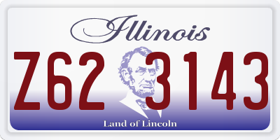 IL license plate Z623143