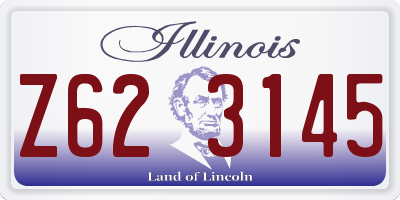 IL license plate Z623145