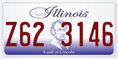 IL license plate Z623146