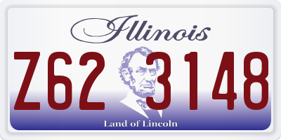 IL license plate Z623148