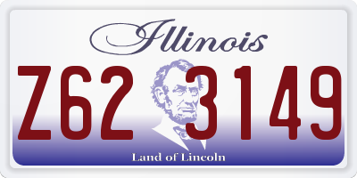 IL license plate Z623149