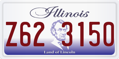 IL license plate Z623150