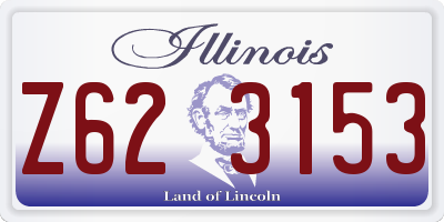 IL license plate Z623153