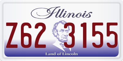 IL license plate Z623155