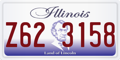 IL license plate Z623158