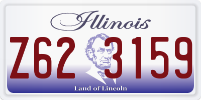 IL license plate Z623159