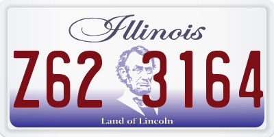 IL license plate Z623164