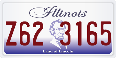 IL license plate Z623165