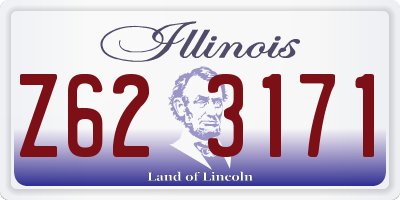IL license plate Z623171