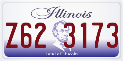IL license plate Z623173