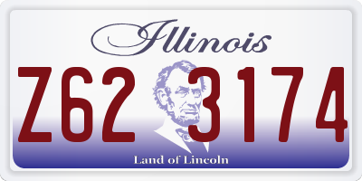 IL license plate Z623174