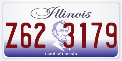 IL license plate Z623179