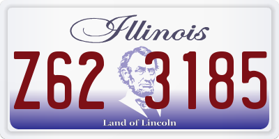 IL license plate Z623185