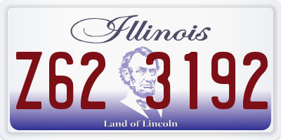 IL license plate Z623192