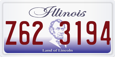 IL license plate Z623194