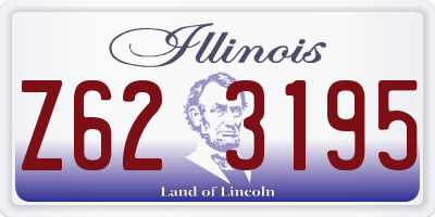 IL license plate Z623195